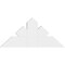 Ekena Millwork Saratoga Architectural Grade PVC Gable Bracket, 36"W x 16 1/2"H x 2"D x 6"F, 11/12 Pitch GBP036X17X0206SAR00 - alternate 3